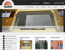 Tablet Screenshot of dark.cz